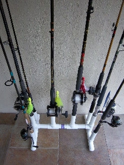 PVC Fishing Rod Holder (8 Place) PVC Fishing Rod Holder (8 Place)