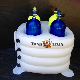 Tank Titan Inflatable Dive Tank Holder (Four Place)