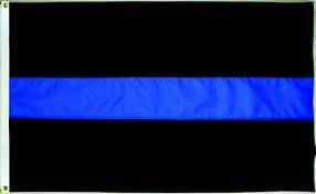 Police Thin Blue Line Flag