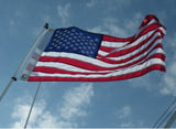 6' Boat Flag Pole - VHF Antenna Mounted - Flag Pole Only
